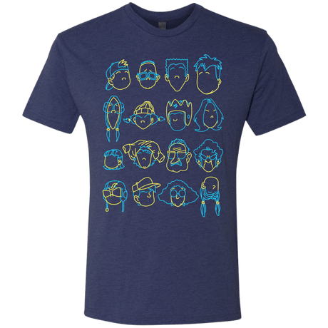 T-Shirts Vintage Navy / S RECESS Men's Triblend T-Shirt