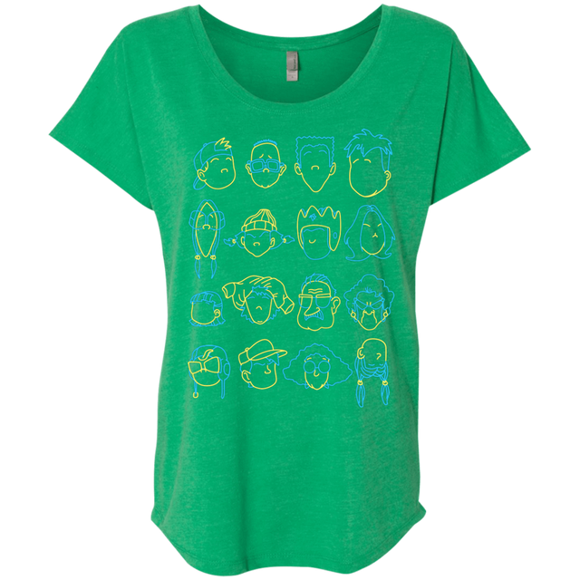 T-Shirts Envy / X-Small RECESS Triblend Dolman Sleeve