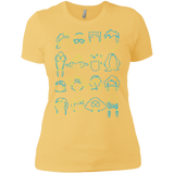 T-Shirts Banana Cream/ / X-Small RECESS Women's Premium T-Shirt
