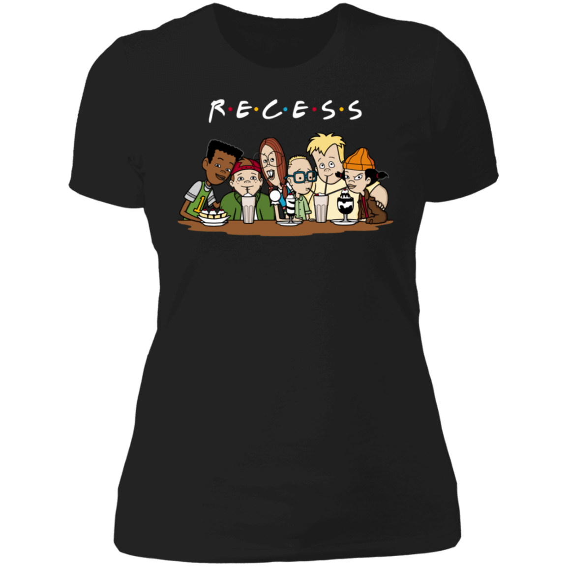 T-Shirts Black / S Recess Women's Premium T-Shirt