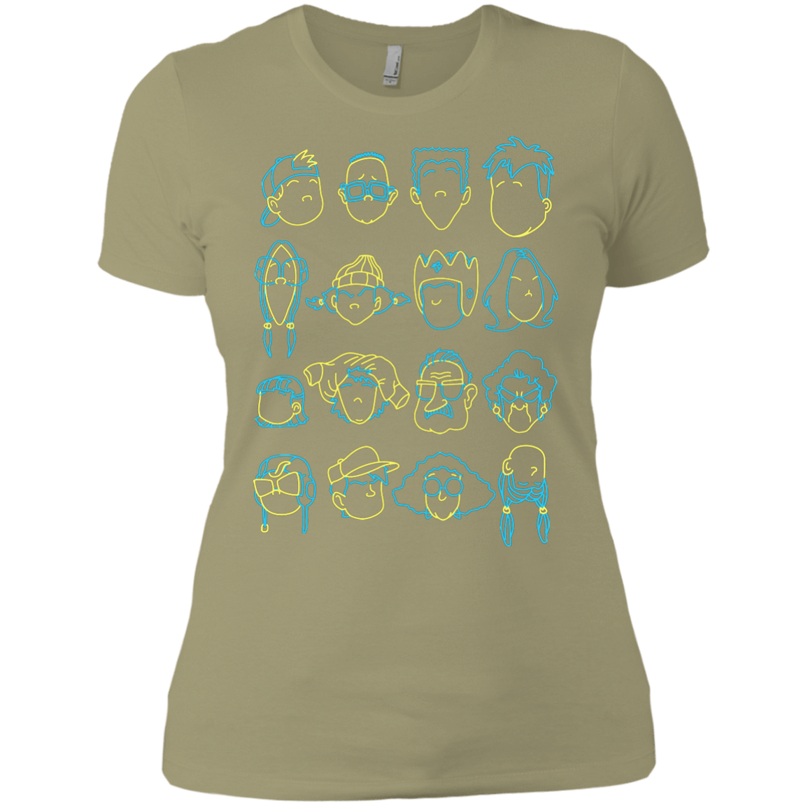 T-Shirts Light Olive / X-Small RECESS Women's Premium T-Shirt