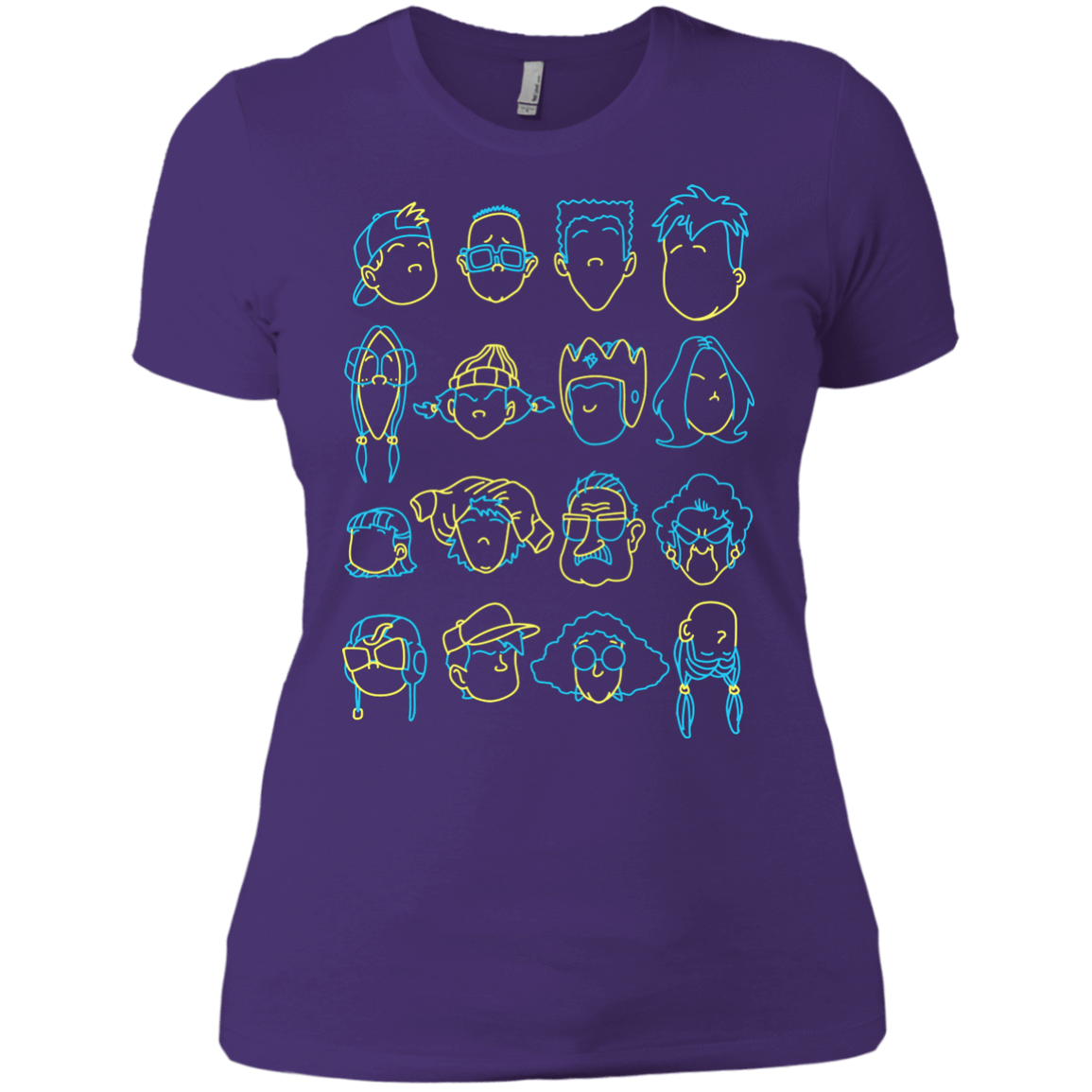T-Shirts Purple Rush/ / X-Small RECESS Women's Premium T-Shirt