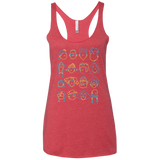 T-Shirts Vintage Red / X-Small RECESS Women's Triblend Racerback Tank