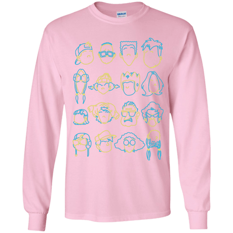 T-Shirts Light Pink / YS RECESS Youth Long Sleeve T-Shirt