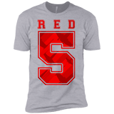 T-Shirts Heather Grey / YXS Red 5 Boys Premium T-Shirt