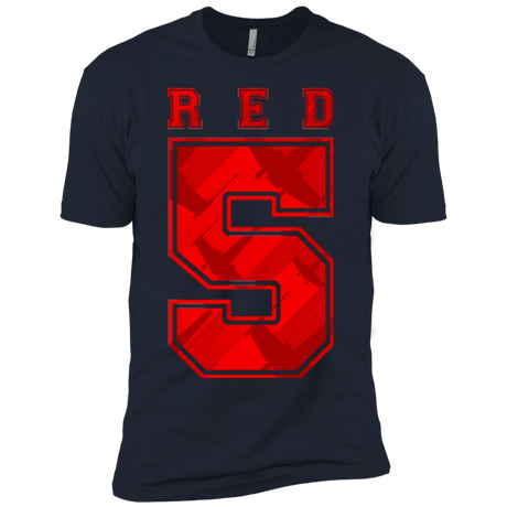 T-Shirts Midnight Navy / YXS Red 5 Boys Premium T-Shirt