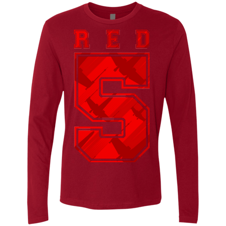 T-Shirts Cardinal / Small Red 5 Men's Premium Long Sleeve