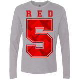 T-Shirts Heather Grey / Small Red 5 Men's Premium Long Sleeve