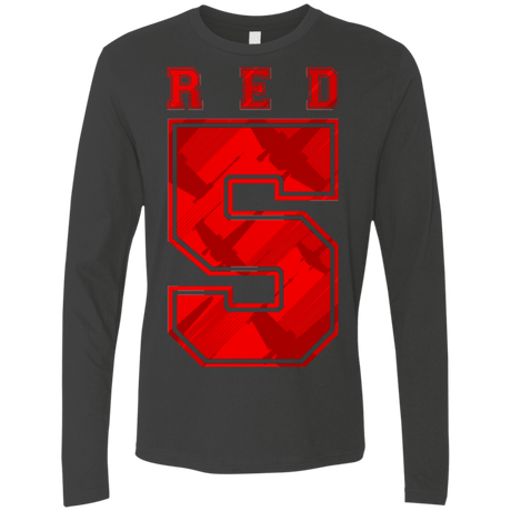 T-Shirts Heavy Metal / Small Red 5 Men's Premium Long Sleeve