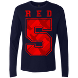 T-Shirts Midnight Navy / Small Red 5 Men's Premium Long Sleeve