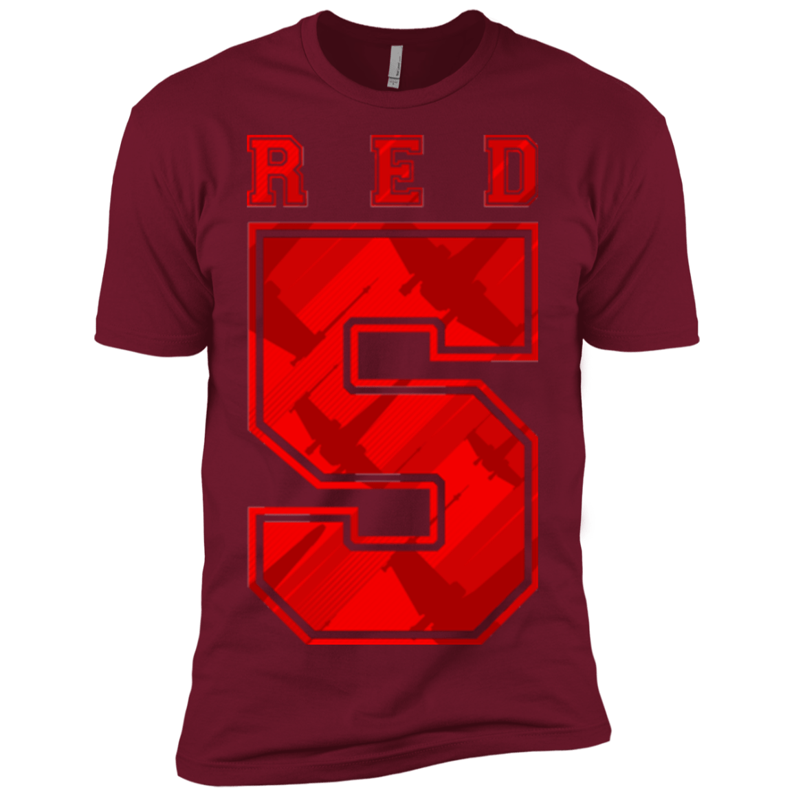 T-Shirts Cardinal / X-Small Red 5 Men's Premium T-Shirt