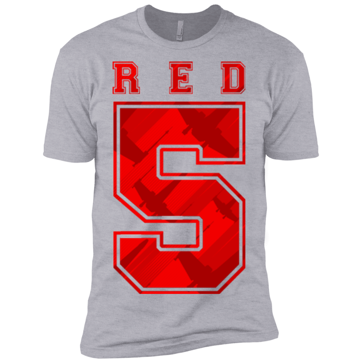 T-Shirts Heather Grey / X-Small Red 5 Men's Premium T-Shirt