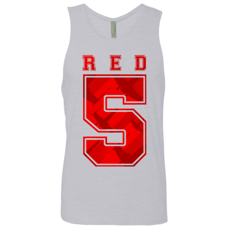 T-Shirts Heather Grey / Small Red 5 Men's Premium Tank Top