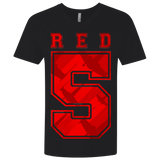 T-Shirts Black / X-Small Red 5 Men's Premium V-Neck
