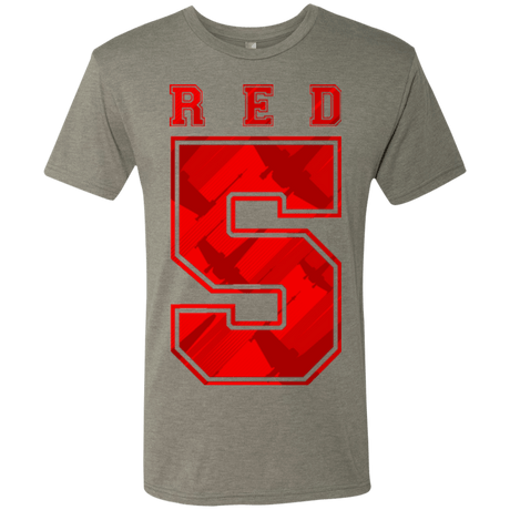 T-Shirts Venetian Grey / Small Red 5 Men's Triblend T-Shirt