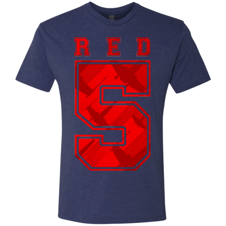 T-Shirts Vintage Navy / Small Red 5 Men's Triblend T-Shirt