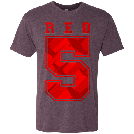 T-Shirts Vintage Purple / Small Red 5 Men's Triblend T-Shirt