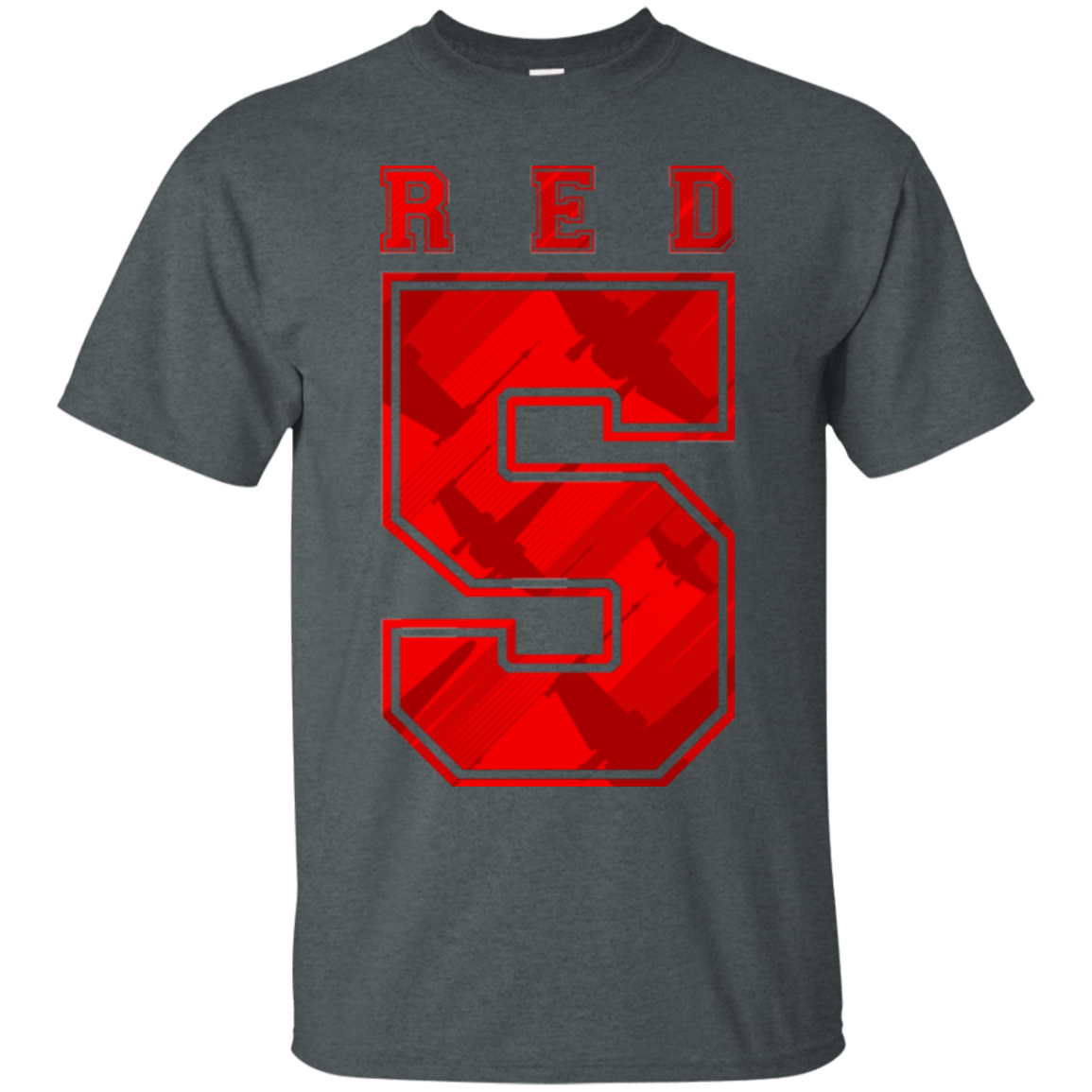 T-Shirts Dark Heather / Small Red 5 T-Shirt
