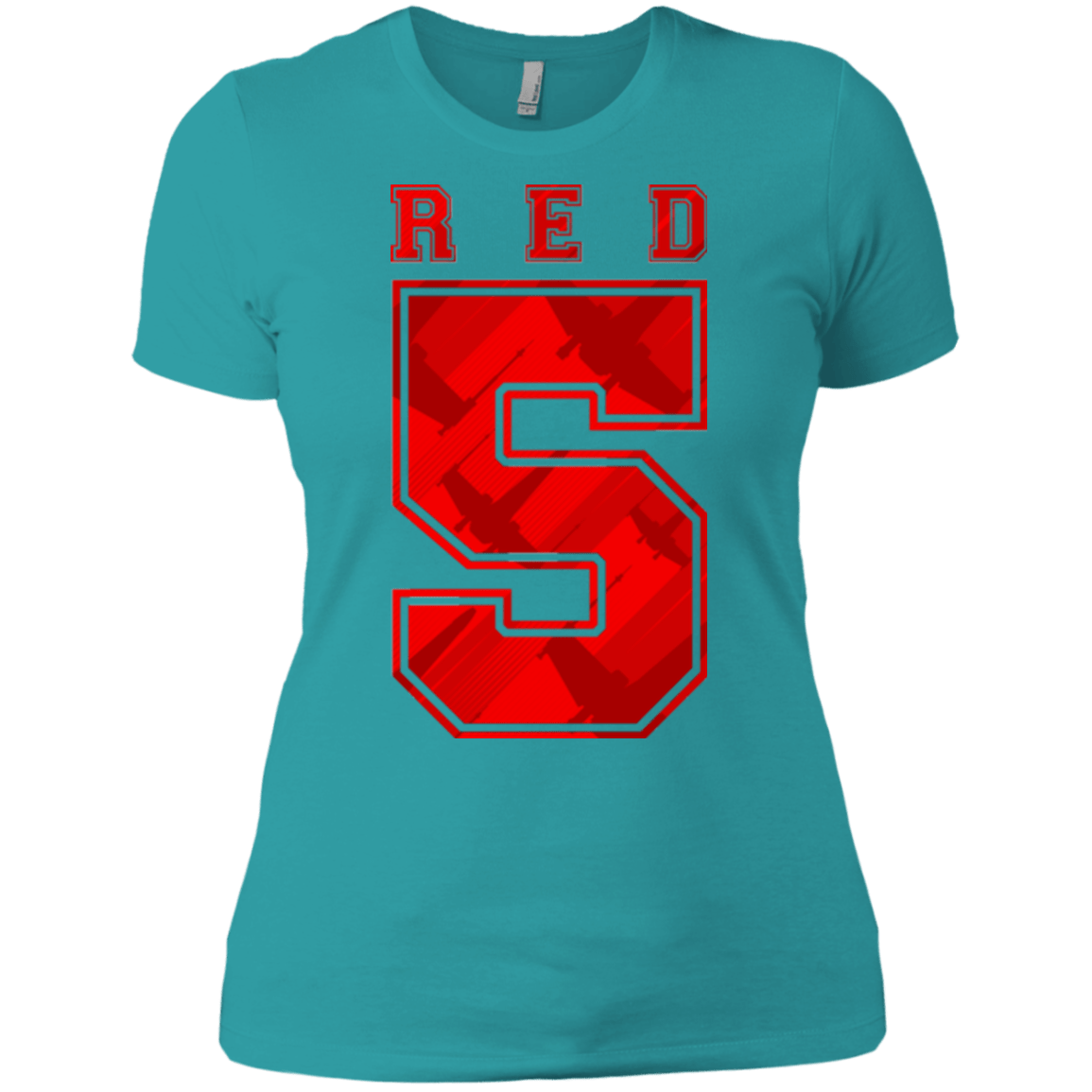 T-Shirts Tahiti Blue / X-Small Red 5 Women's Premium T-Shirt