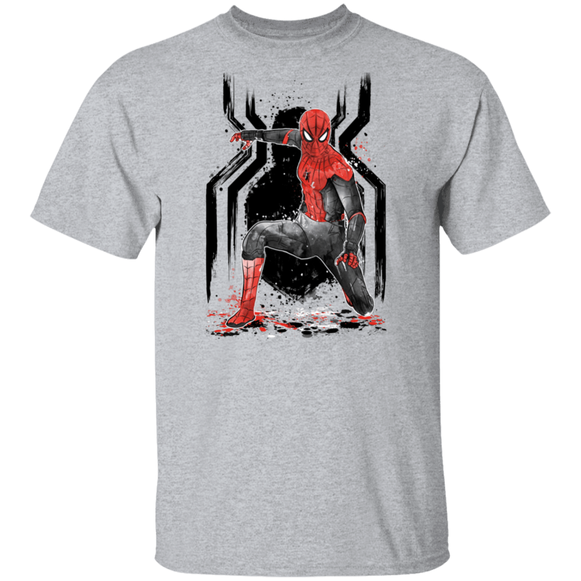 T-Shirts Sport Grey / S RED-AND-BLACK Spider suit T-Shirt