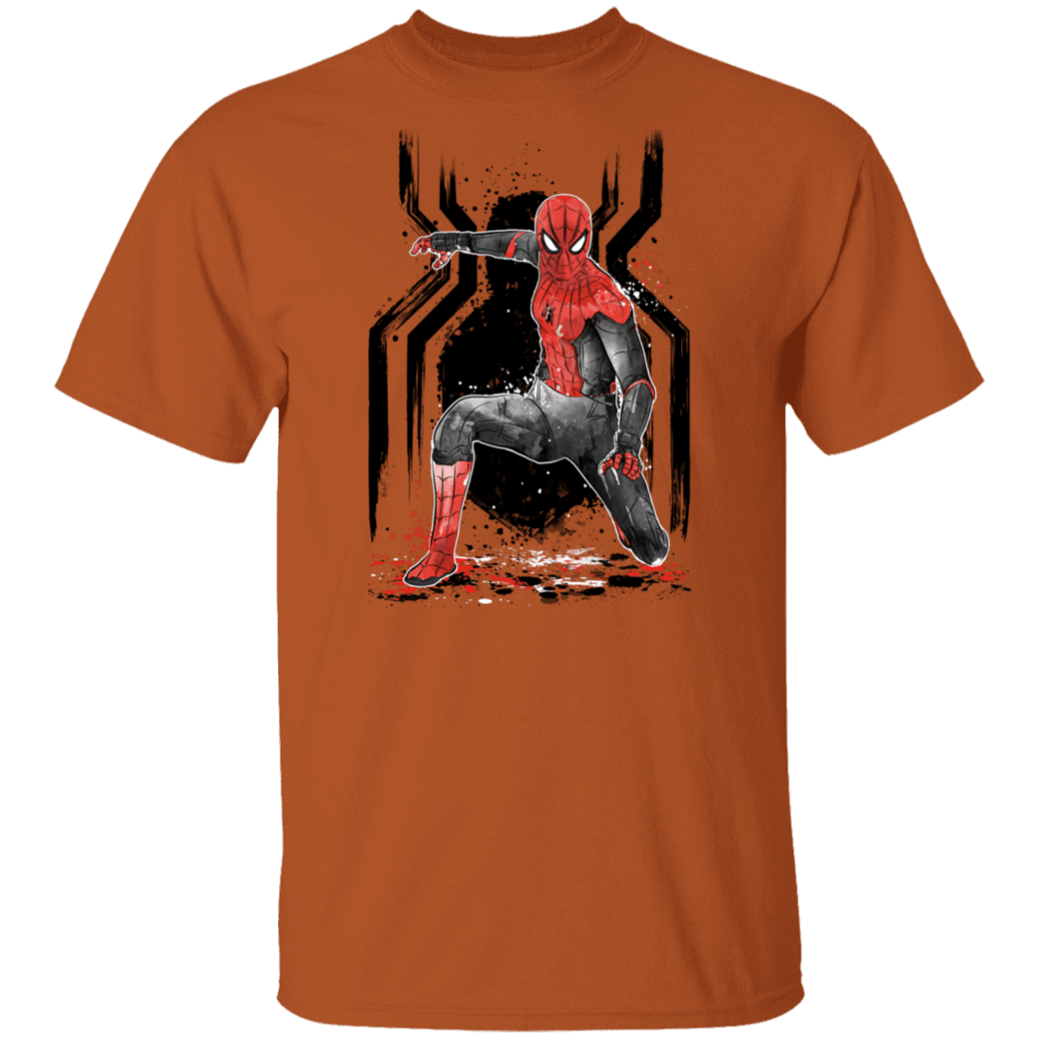 T-Shirts Texas Orange / S RED-AND-BLACK Spider suit T-Shirt
