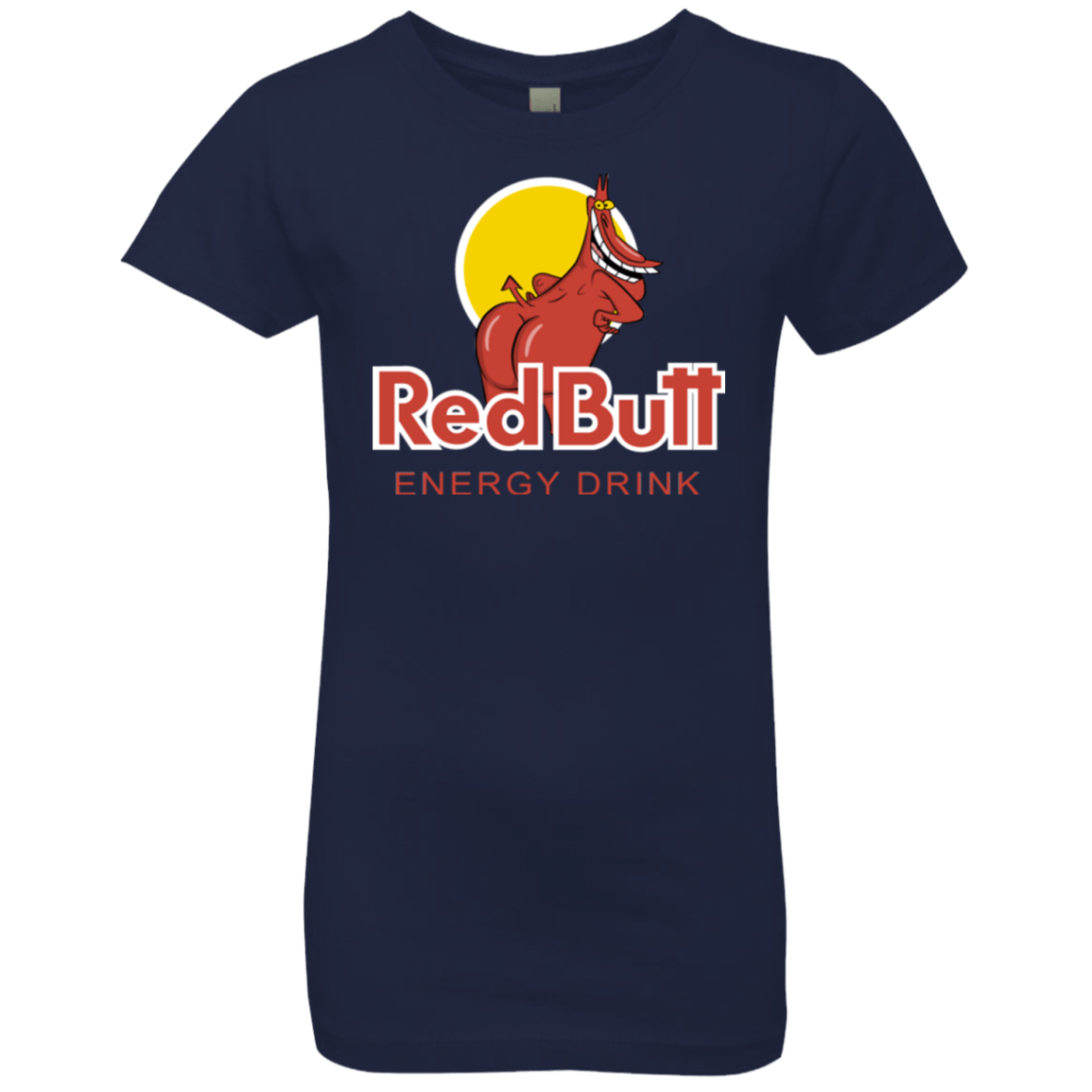 T-Shirts Midnight Navy / YXS Red butt Girls Premium T-Shirt