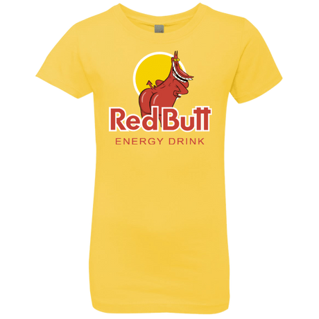 T-Shirts Vibrant Yellow / YXS Red butt Girls Premium T-Shirt