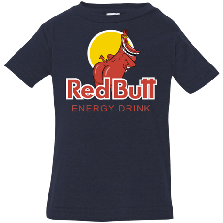 T-Shirts Navy / 6 Months Red butt Infant Premium T-Shirt