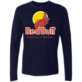T-Shirts Midnight Navy / Small Red butt Men's Premium Long Sleeve