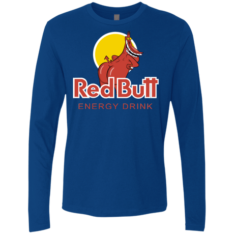 T-Shirts Royal / Small Red butt Men's Premium Long Sleeve