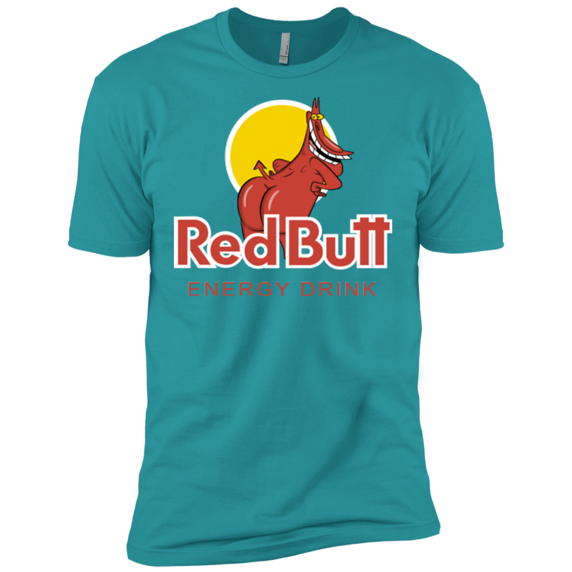 T-Shirts Tahiti Blue / X-Small Red butt Men's Premium T-Shirt