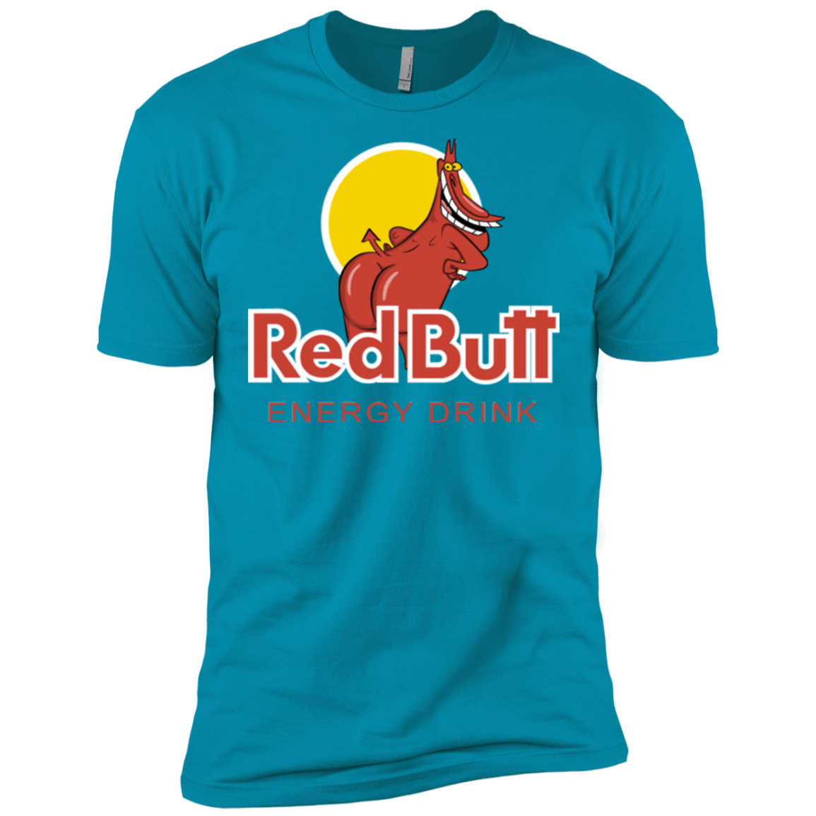 T-Shirts Turquoise / X-Small Red butt Men's Premium T-Shirt