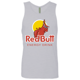 T-Shirts Heather Grey / Small Red butt Men's Premium Tank Top