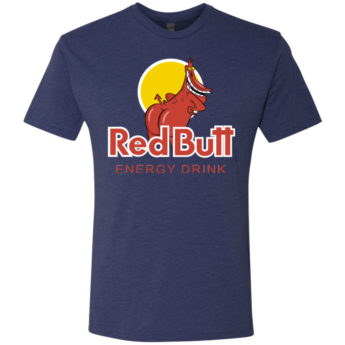 T-Shirts Vintage Navy / Small Red butt Men's Triblend T-Shirt