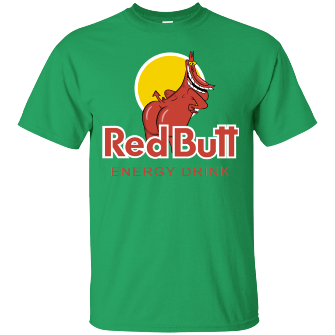 T-Shirts Irish Green / Small Red butt T-Shirt