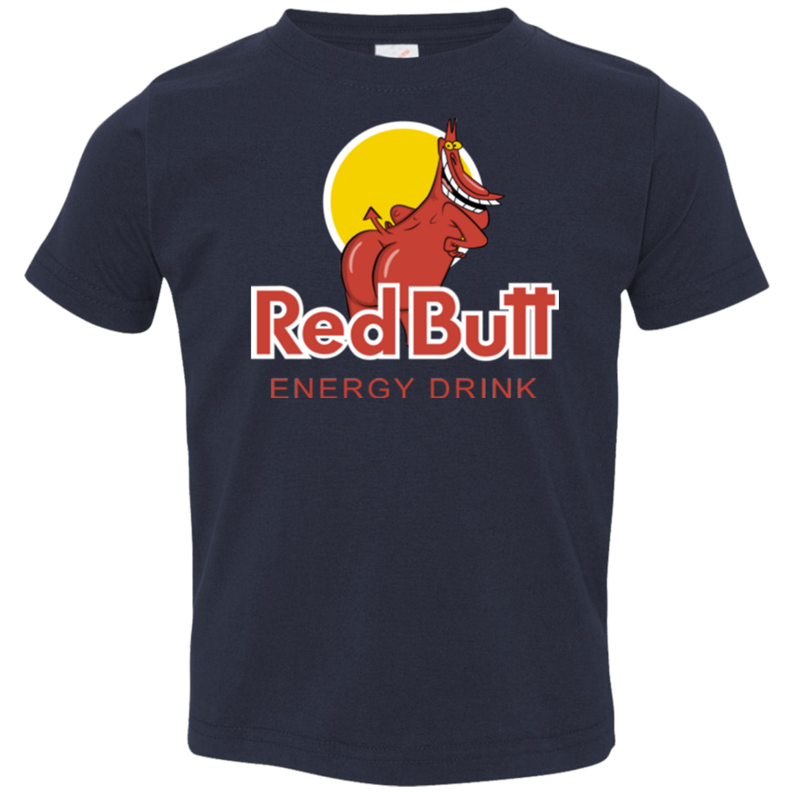 T-Shirts Navy / 2T Red butt Toddler Premium T-Shirt