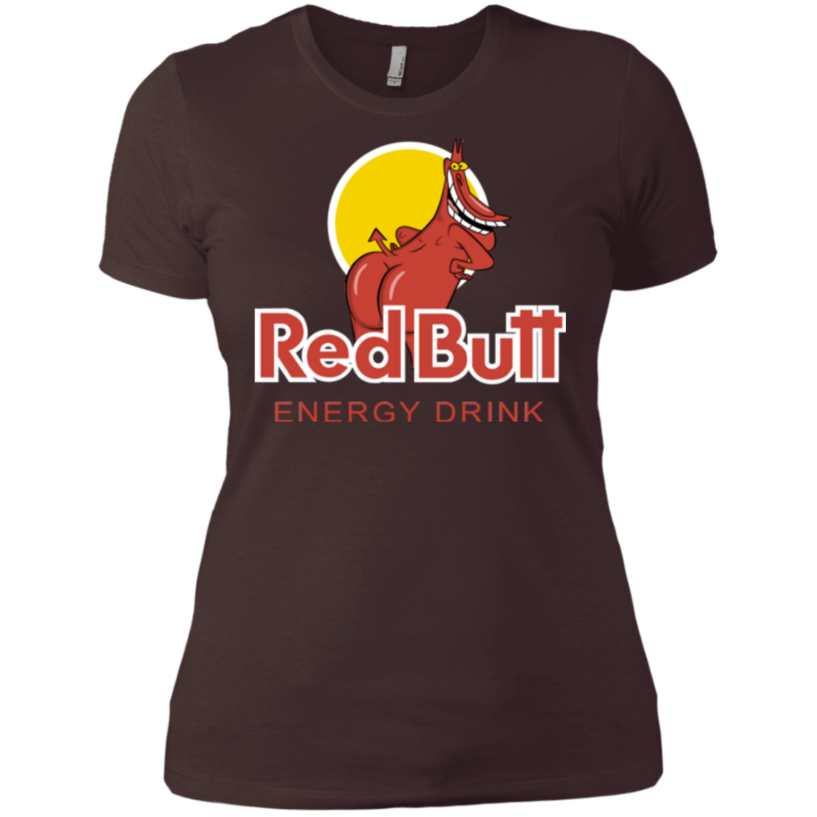 T-Shirts Dark Chocolate / X-Small Red butt Women's Premium T-Shirt