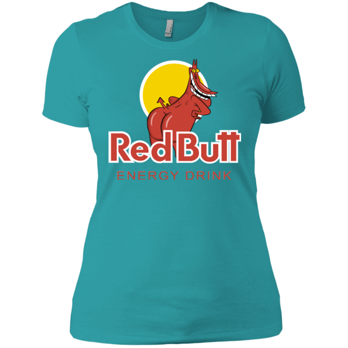 T-Shirts Tahiti Blue / X-Small Red butt Women's Premium T-Shirt