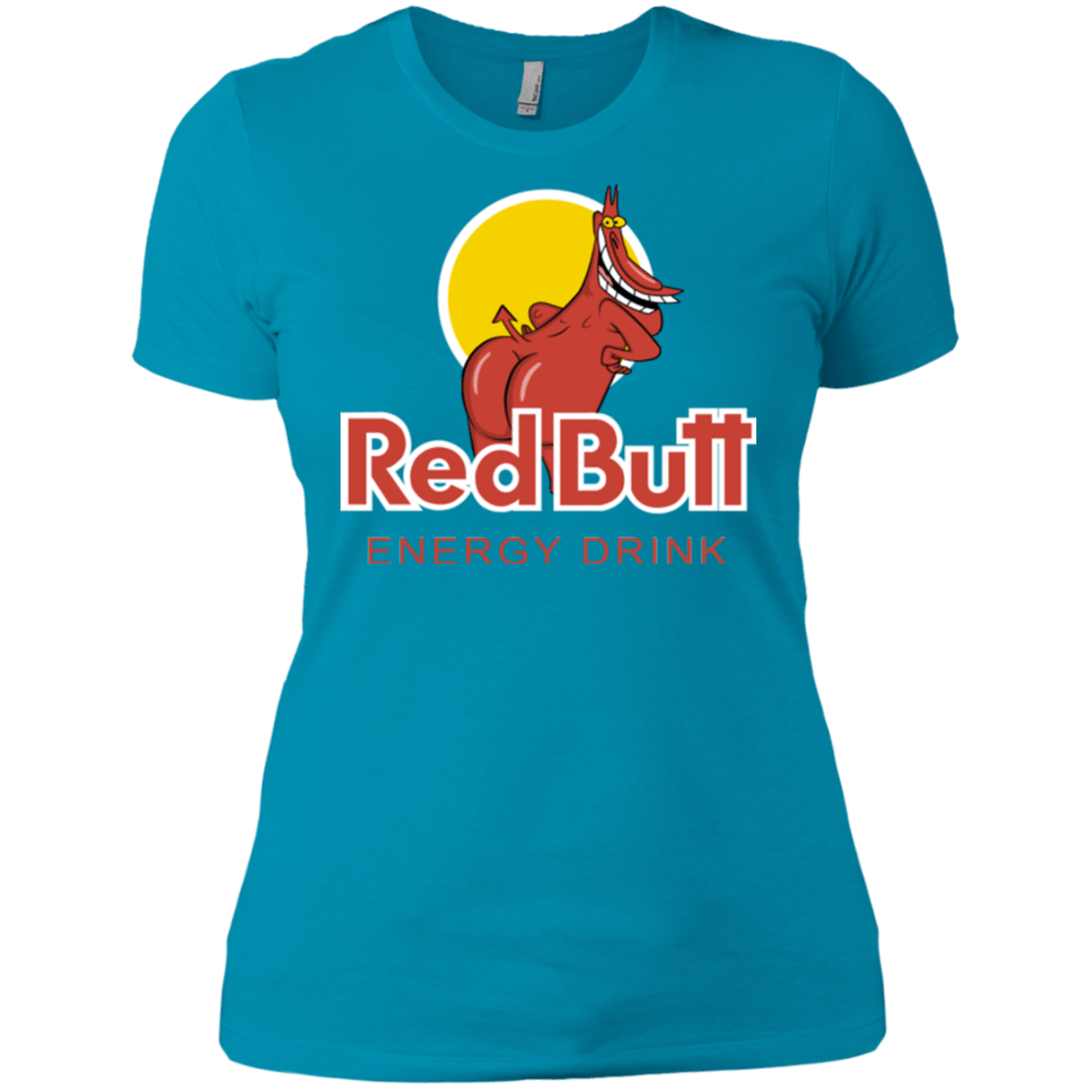 T-Shirts Turquoise / X-Small Red butt Women's Premium T-Shirt