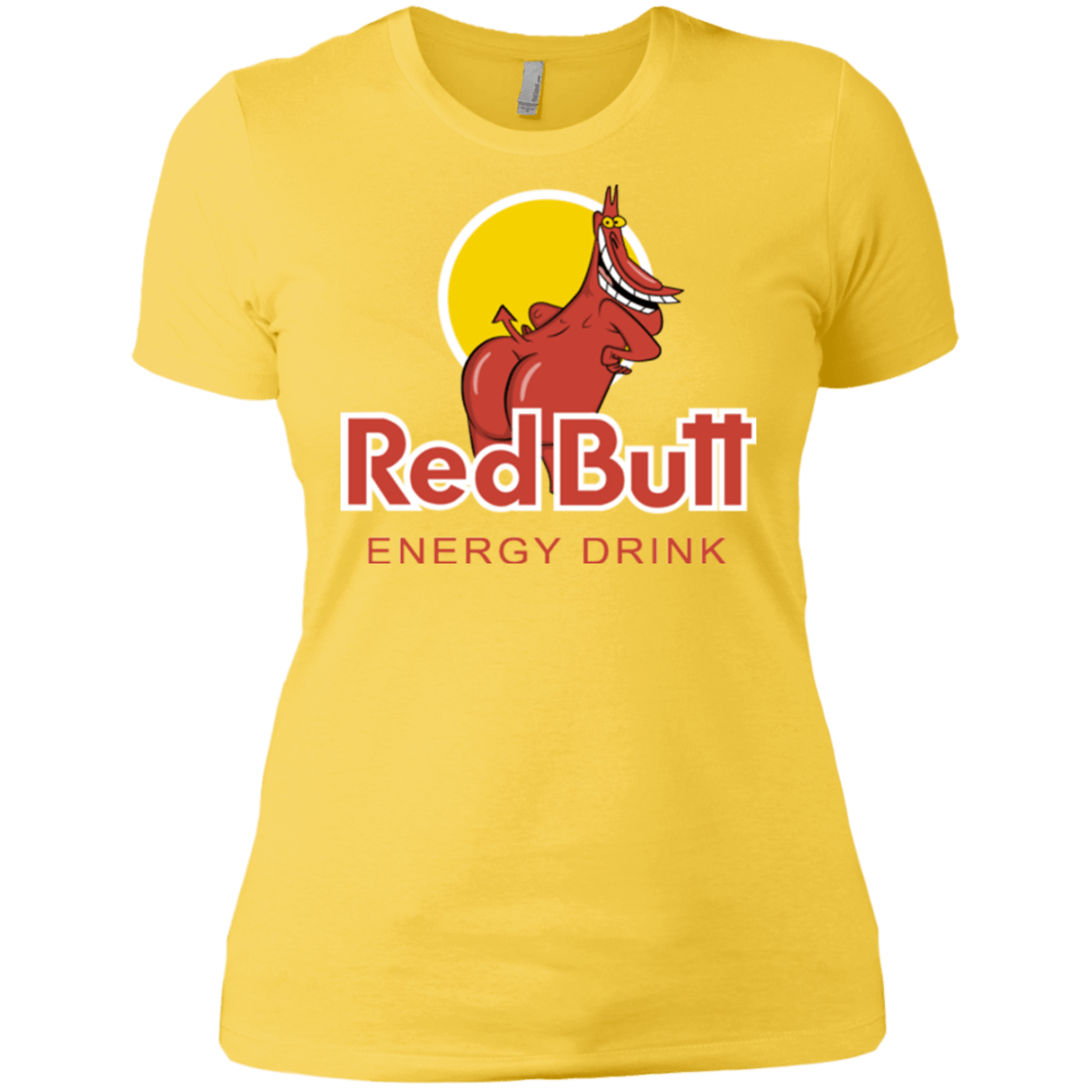 T-Shirts Vibrant Yellow / X-Small Red butt Women's Premium T-Shirt