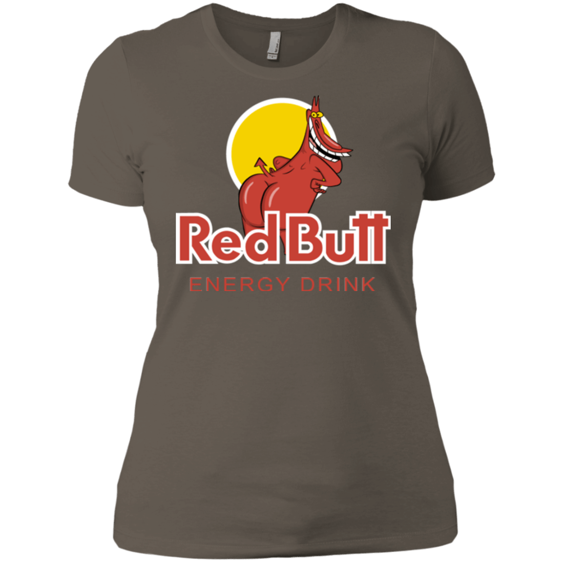 T-Shirts Warm Grey / X-Small Red butt Women's Premium T-Shirt