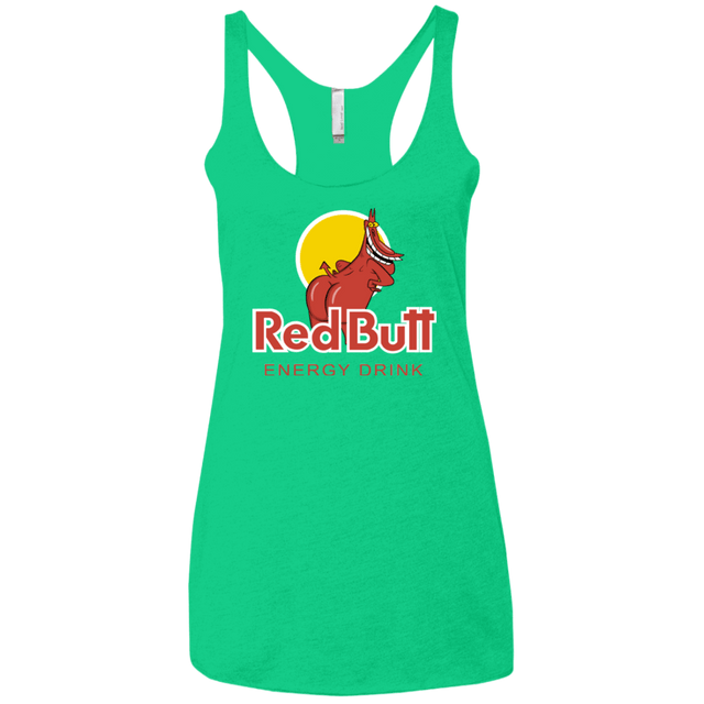 T-Shirts Envy / X-Small Red butt Women's Triblend Racerback Tank