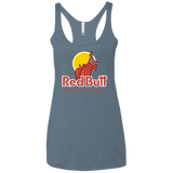T-Shirts Indigo / X-Small Red butt Women's Triblend Racerback Tank