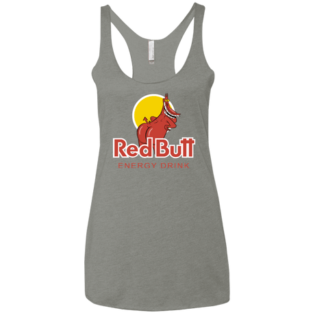 T-Shirts Venetian Grey / X-Small Red butt Women's Triblend Racerback Tank