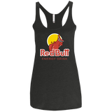 T-Shirts Vintage Black / X-Small Red butt Women's Triblend Racerback Tank