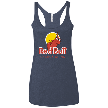 T-Shirts Vintage Navy / X-Small Red butt Women's Triblend Racerback Tank