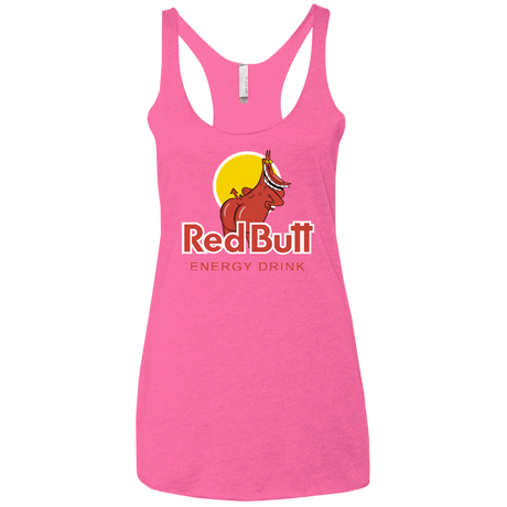 T-Shirts Vintage Pink / X-Small Red butt Women's Triblend Racerback Tank