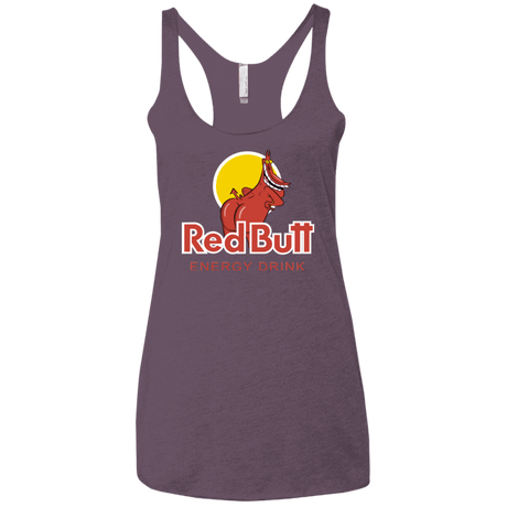 T-Shirts Vintage Purple / X-Small Red butt Women's Triblend Racerback Tank