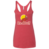T-Shirts Vintage Red / X-Small Red butt Women's Triblend Racerback Tank