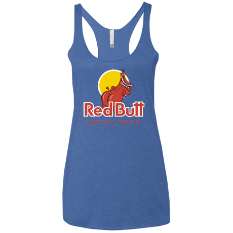 T-Shirts Vintage Royal / X-Small Red butt Women's Triblend Racerback Tank